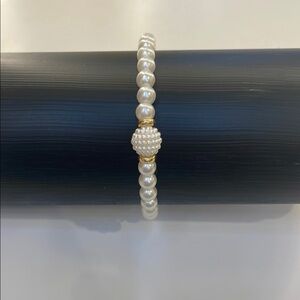 Pearly Swirly beaded bracelet